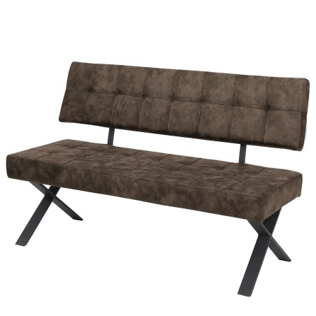 Loftscape Clyde klupa, mikrofiber/čelik, 140x93x61 cm | Outlet BGD