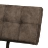 Loftscape Clyde klupa, mikrofiber/čelik, 140x93x61 cm | Outlet BGD