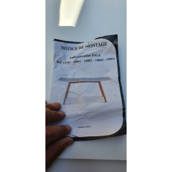 Uputstvo i šema za montažu skandinavskog produživog stola