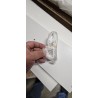Moderna polica u dve pozicije, 35 x 15 x 92.5cm, bela | Outlet BGD