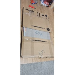 Dodatna bež KiYDOO polica za unutrašnjost garderobera dimenzija 88x48 cm sa sitnim oštećenjem na uglu