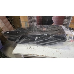 Tepper-Efka Sport Auto Sedište NK – Crna Koža/Siva Tkanina, Podesiv Naslon | Outlet BGD