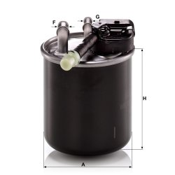 MANN-FILTER WK 820/17 Filter za Gorivo | Outlet BGD