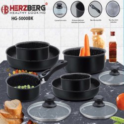 Herzberg HG-5000 Set 10/1 | Crvena | Otporno na Metalni Pribor I Outlet Bgd