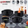 Herzberg HG-5000 Set 10/1 | Crvena | Otporno na Metalni Pribor I Outlet Bgd