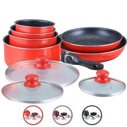 Herzberg HG-5000 Set 10/1 | Crvena | Otporno na Metalni Pribor I Outlet Bgd
