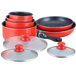 Herzberg HG-5000 Set 10/1 | Crvena | Otporno na Metalni Pribor I Outlet Bgd