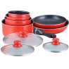 Herzberg HG-5000 Set 10/1 | Crvena | Otporno na Metalni Pribor I Outlet Bgd