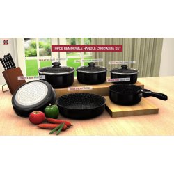 Herzberg HG-5000 Set 10/1 | Crvena | Otporno na Metalni Pribor I Outlet Bgd