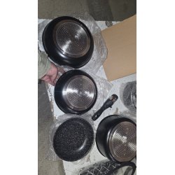 Herzberg HG-8054 Crni Set 11/1 | Mermerni Premaz | Za Indukciju I Outlet Bgd