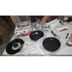 Battrinox IDEO Set Posuđa 8 Delova | Sa Wokom | Za Indukciju