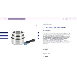 Arthur Martin Inox Set Kaserola 3 kom | 16/18/20 cm | Za Indukciju | OutletBGD