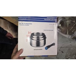 Arthur Martin Inox Set Kaserola 3 kom | 16/18/20 cm | Za Indukciju | OutletBGD