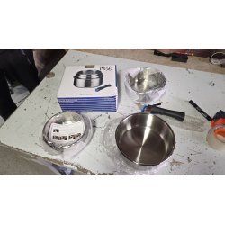 Arthur Martin Inox Set Kaserola 3 kom | 16/18/20 cm | Za Indukciju | OutletBGD