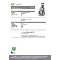 Arendo Power Stand Mixer 1200W sa Blenderom 5L | Outlet BGD