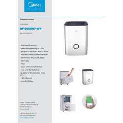Midea DF-20DEN7-WF Odvlaživač Vazduha 20L/24h Wi‑Fi | Outlet BGD