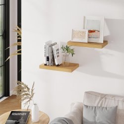 Feihorrm zidne plutajuće police 40 cm– set od 2 kom • moderni | Outlet BGD