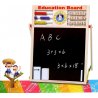 2 u 1 edukativna drvena tabla sa abakusom i satom | Outlet BGD