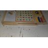 2 u 1 edukativna drvena tabla sa abakusom i satom | Outlet BGD