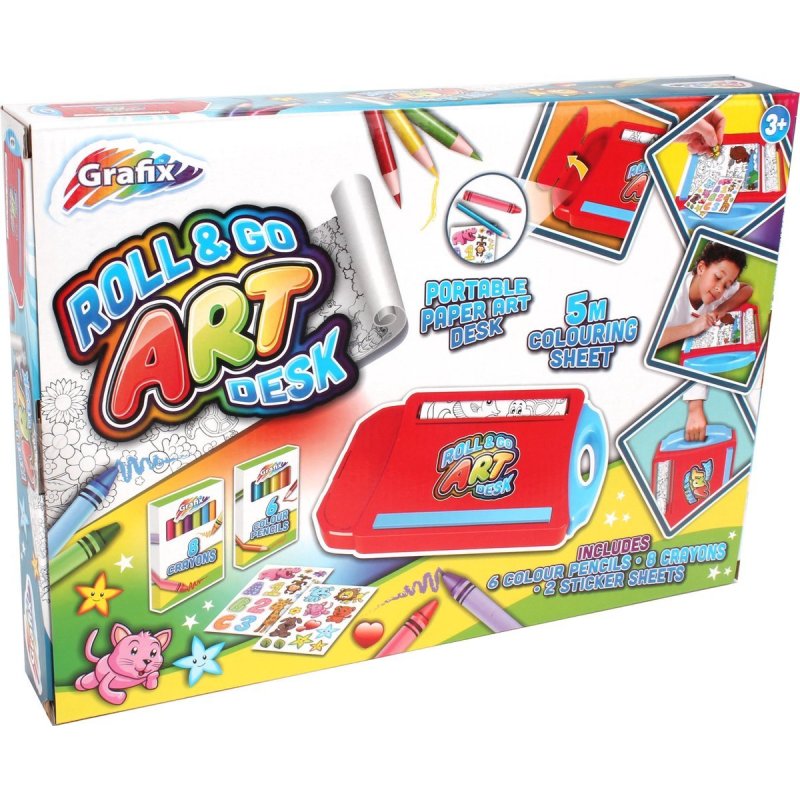 Roll & Go Art Desk tabla za crtanje sa rolnom papira | Outlet BGD