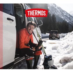 Thermos Ultralight Bottle 0,5L – Nerđajući Čelik, Toplo 10h/Hladno 20h, 202g, Mat Crna