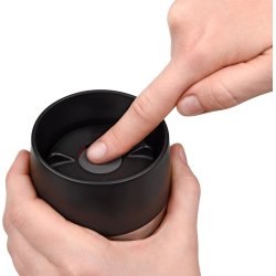EMSA Travel Mug Classic Grande 0,5L – Quick-Press, 360°, Soft-Touch, Toplo 6h/Hladno 12h, Crna