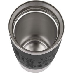 EMSA Travel Mug Classic Grande 0,5L – Quick-Press, 360°, Soft-Touch, Toplo 6h/Hladno 12h, Crna