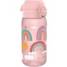ION8 Dečija Boca za Vodu 350ml – Nepropusna, BPA Free, Flip Poklopac, Roze Duge, Nagrade