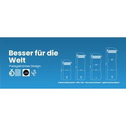 ION8 Dečija Boca za Vodu 350ml – Nepropusna, BPA Free, Flip Poklopac, Roze Duge, Nagrade
