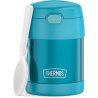 Thermos Funtainer Food Jar 0,3L – Dečiji Termosić za Hranu sa Kašikom, Toplo 5h/Hladno 7h, Ocean Teal