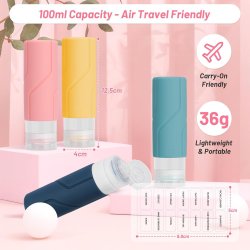 Alyvisun Putne Silikonske Bočice 100ml (Set 4 kom) | Outlet BGD