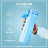 ION8 Boca za Vodu 1.2L Nerđajući Čelik – Flip Poklopac, 240°, Nepropusna, Alaskan Blue