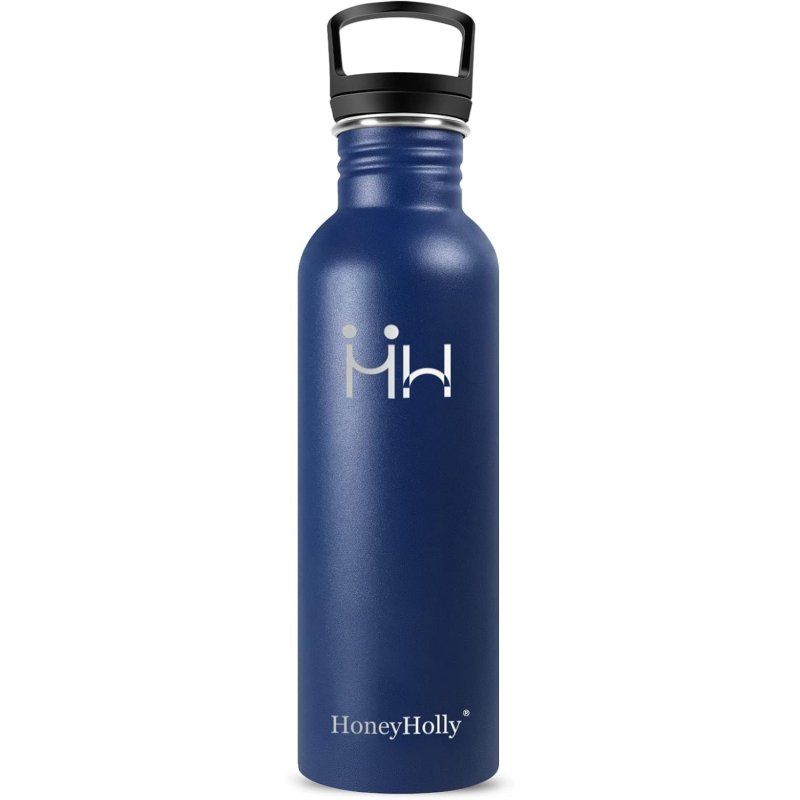 HoneyHolly boca za vodu 750ml – nerđajući čelik, slamka, BPA-free | Outlet BGD