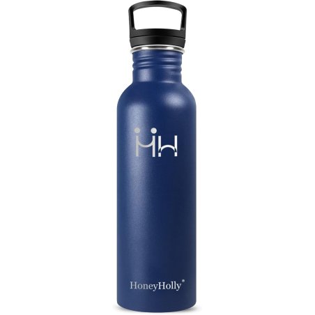 HoneyHolly boca za vodu 750ml – nerđajući čelik, slamka, BPA-free | Outlet BGD