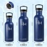 HoneyHolly boca za vodu 750ml – nerđajući čelik, slamka, BPA-free | Outlet BGD