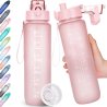 AOHAN boca za vodu 1L – BPA-free, filter, motivacione oznake | Outlet BGD