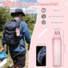 AOHAN boca za vodu 1L – BPA-free, filter, motivacione oznake | Outlet BGD