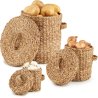 Fruit Hub set od 3 korpe od morske trave za krompir crni i beli luk
