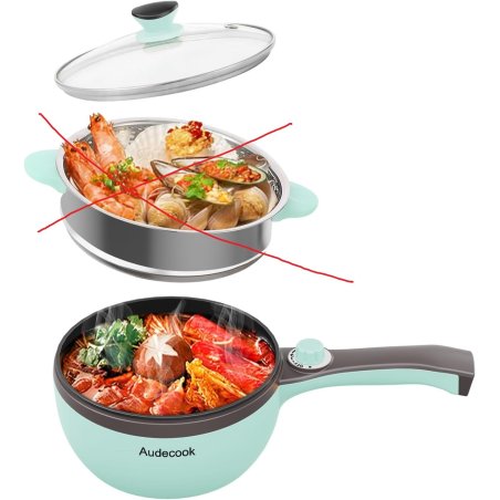 Outlet Audecook ACC01 mini šerpa 1.5 L – oštećeno dno