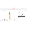 KARE Animal Rabbit Gold/bela 68 cm – polomljene noge