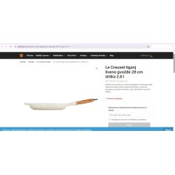Le Creuset Signature Tiganj 28 cm | Bambus Zelena | Liveno Gvožđe