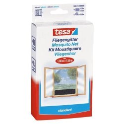 tesa Insect Stop samolepljiva mreža za prozor 130 x 150 cm u antracit boji