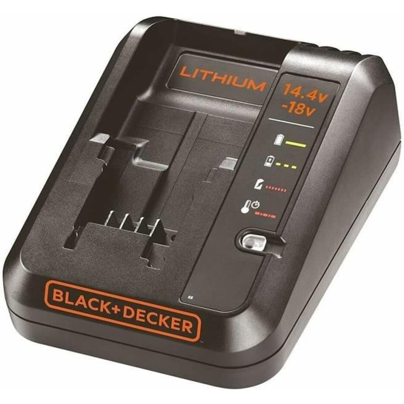 Praktično rešenje za BLACK+DECKER aku alate: BDC1A-QW punjač od 1A za 14.4V i 18V litijum-jonske baterije, sa EU utikačem.