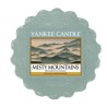 Zeleni Yankee Candle Misty Mountains mirisni vosak tart od 22 grama u obliku cvetnog kolačića za aroma lampe