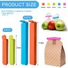 Set raznobojnih AiQInu plastičnih klipsi za zatvaranje kesa u dve veličine, 7 cm i 11 cm