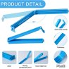 Set raznobojnih AiQInu plastičnih klipsi za zatvaranje kesa u dve veličine, 7 cm i 11 cm