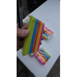 Set od 60 šarenih AiQInu plastičnih štipaljki za hermetičko zatvaranje kesa u dve veličine