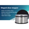 Okrugli Westcott stoper za vrata od nerđajućeg čelika sa crnim zaštitnim gumenim prstenom
