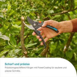 Gardena PremiumCut Pro crno-plave bypass makaze za orezivanje svežih grana do 24 mm
