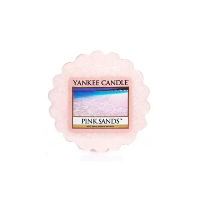 Yankee Candle Pink Sands mirisni vosak tart od 22 grama u obliku cvetnog kolačića za aroma lampe